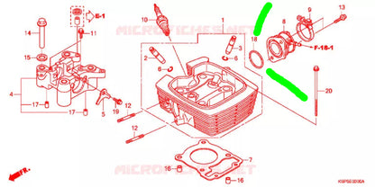 O-RING (33.5X3.0) HONDA XR125 - XR150 ORIGINAL REFERENCIA 91304-KRM-840