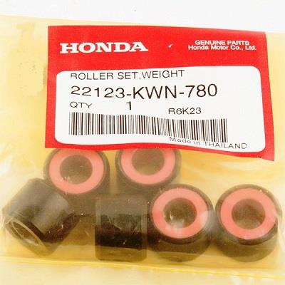 RODILLOS VARIADOR EMBRAGUE HONDA NAVI 110 ORIGINAL REFERENCIA 22123-KWN-780